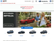 Tablet Screenshot of buddssubaru.com